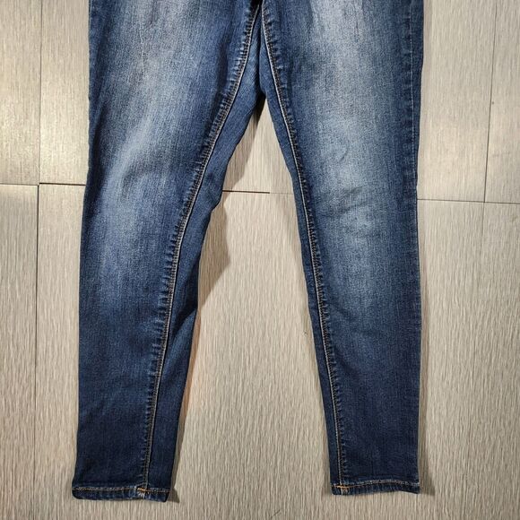1822 Denim Jeans Womens 6 Adrianna Blue Skinny Dark Wash - Picture 2 of 9